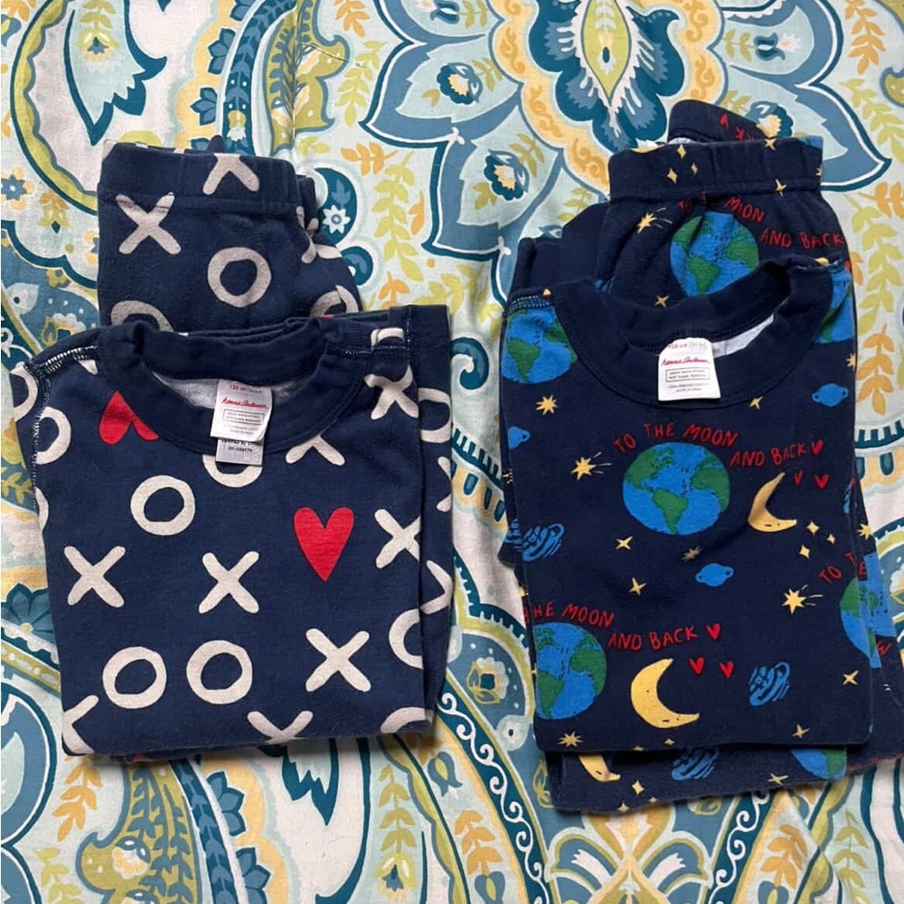 Hanna Anderson Valentines Day Pajama Bundle